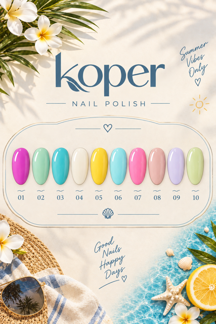 پک لاک ژل ۱۰عددی koper